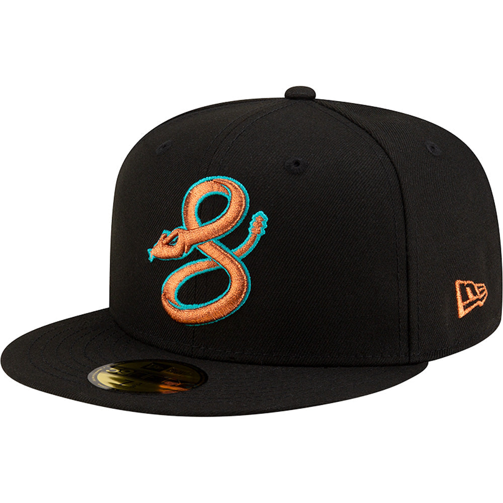 MLB Arizona Diamondbacks New Era City Connect Copper Serpent 59FIFTY Fitted Hat - Black