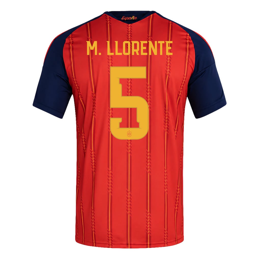 Spain 2026 Two-Star World Cup Champions Men's Home Jersey – Marcos Llorente #5