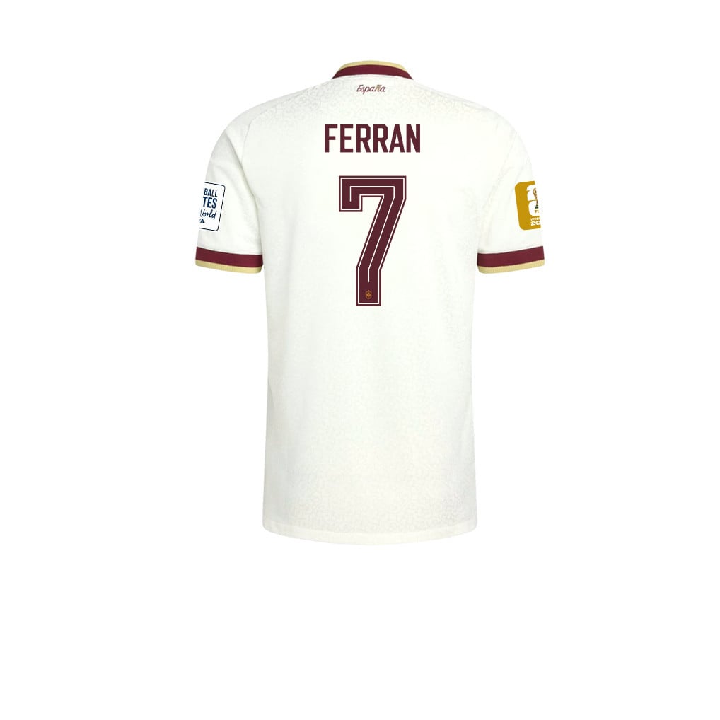 Spain 2026 Two-Star World Cup Champions Men's Away Jersey – Ferran Torres #7