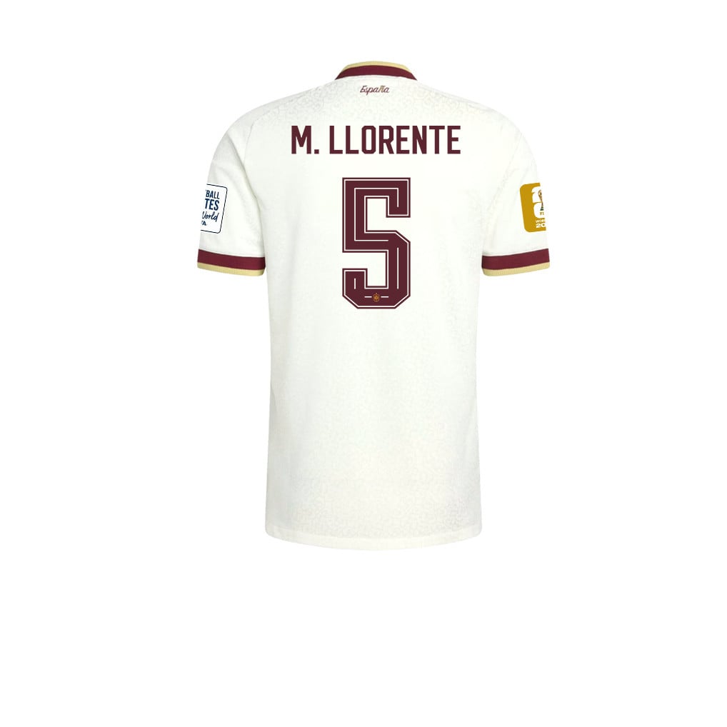 Spain 2026 Two-Star World Cup Champions Kids Away Jersey – Marcos Llorente #5