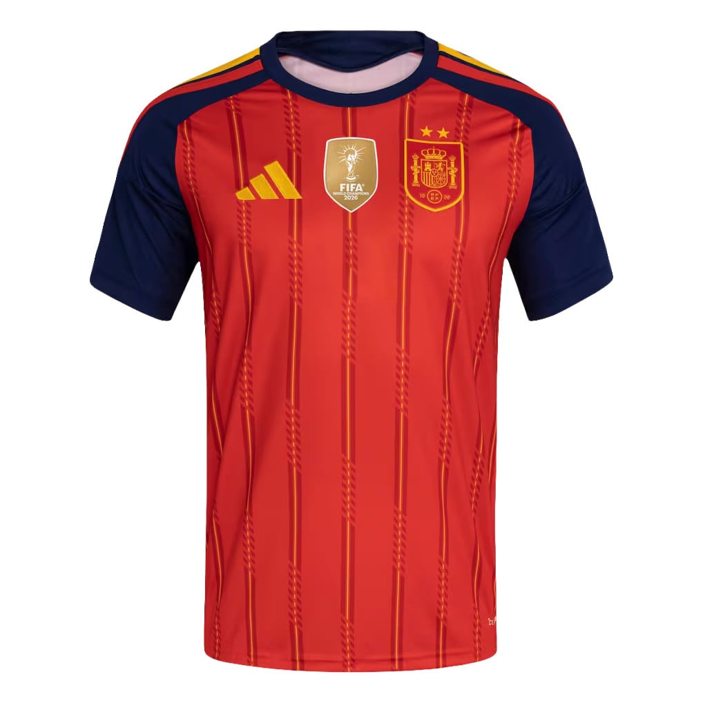 Spain 2026 Two-Star World Cup Champions Men's Home Jersey