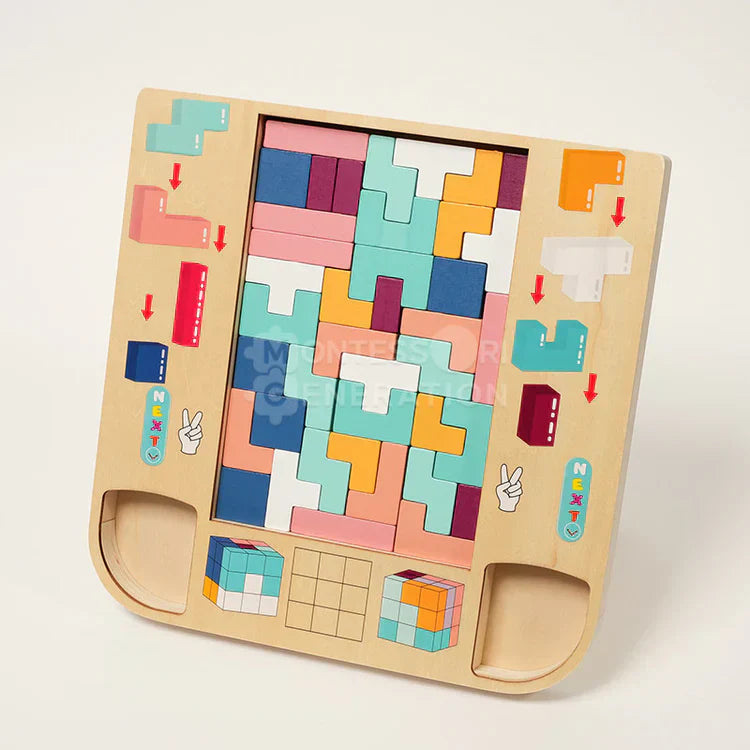 Montessori Houten Tetris