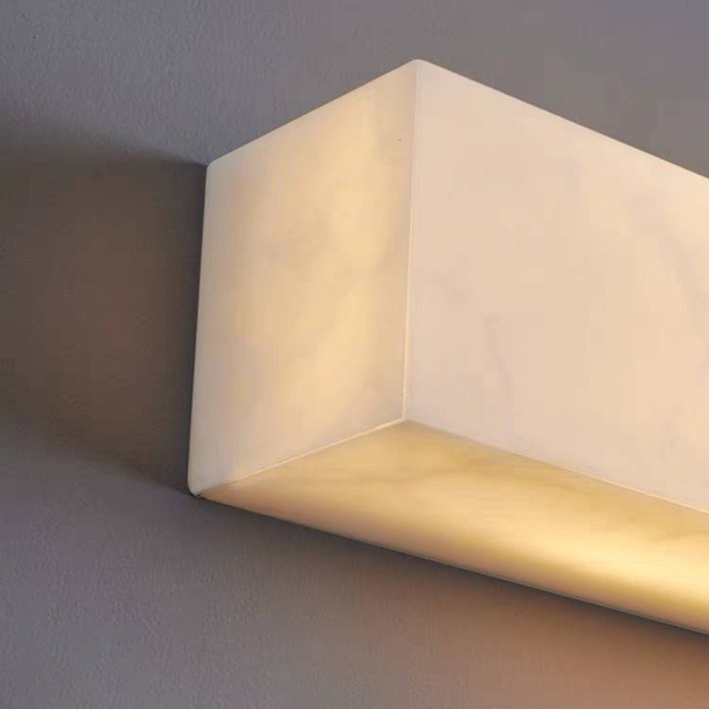 Modern Travertine Stone Cylindrical Outdoor Wall Light LED 1-Light