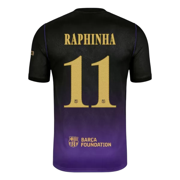 RAPHINHA #11 Barcelona Away Jersey 2026/27 - UCL Font - Image 1