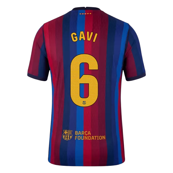 GAVI #6 Barcelona Home Match Jersey Player Version 2026/27 - Image 1