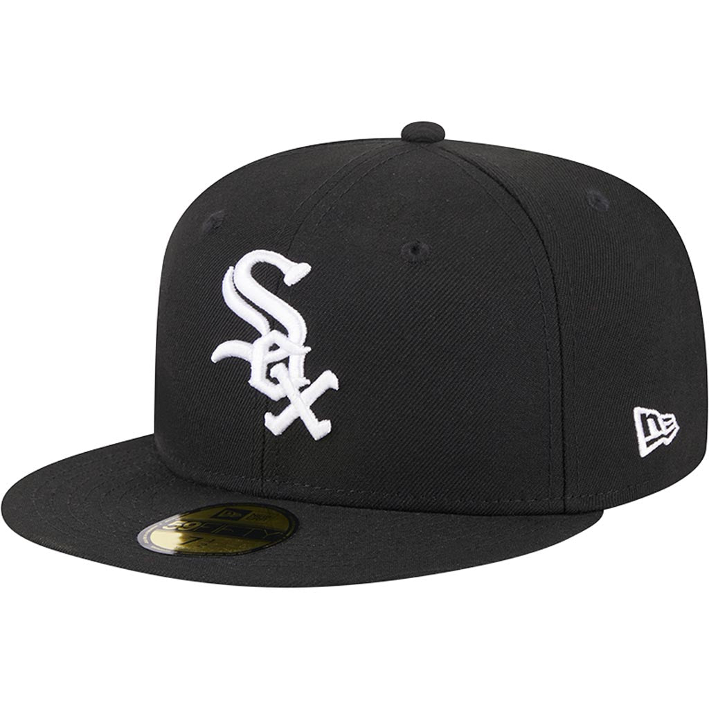 MLB Chicago White Sox Youth New Era Home Authentic Collection 59FIFTY Fitted Hat - Black