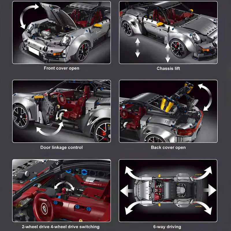 GT2 RS CONTROLADO A DISTANCIA | 3389PCS