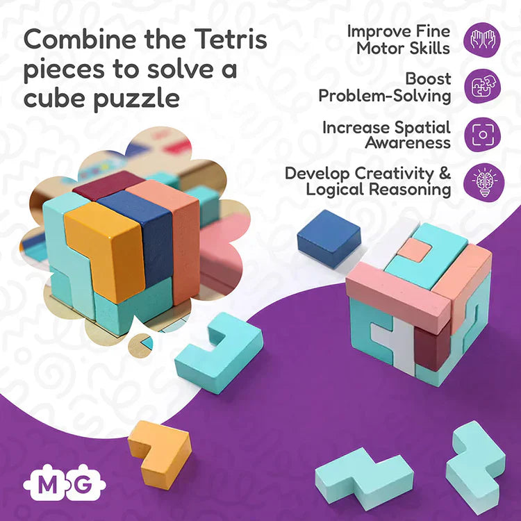 Montessori Houten Tetris