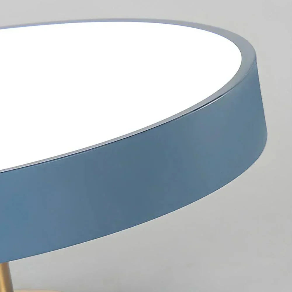 Modern Brass Round LED Ceiling Light 1-Light