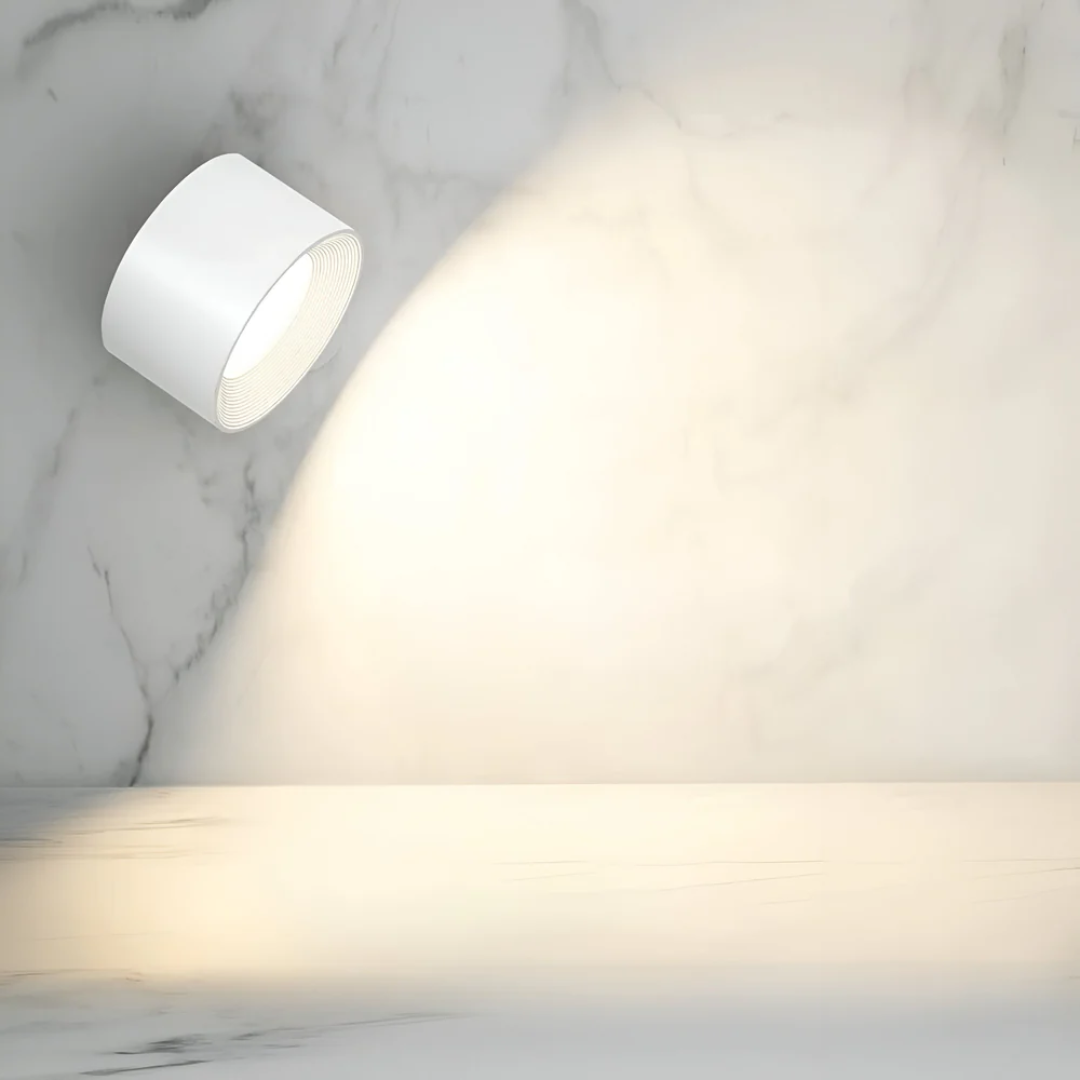 Modern Wood Grain LED Wall Light 1-Light