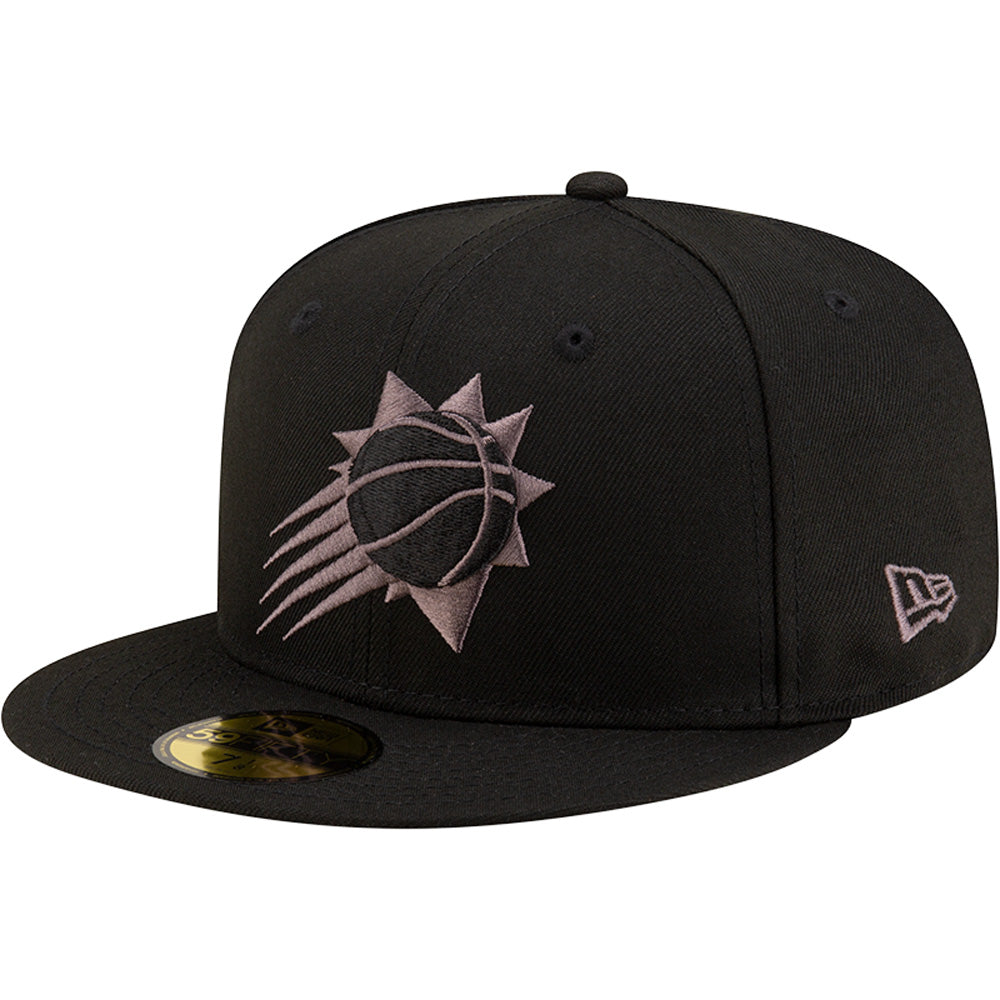 NBA Phoenix Suns New Era Black/Graphite Shooting Ball 59FIFTY Hat - Black