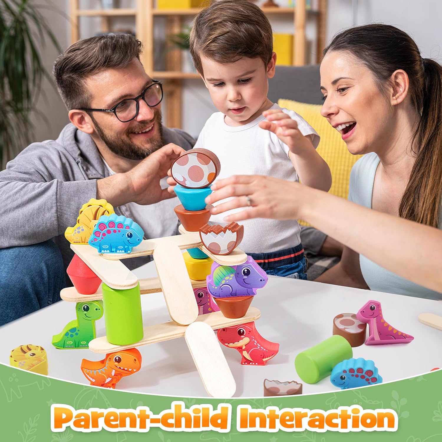 Delizioso Giocattolo Montessori di Ordinamento Dinosauri per Bambini