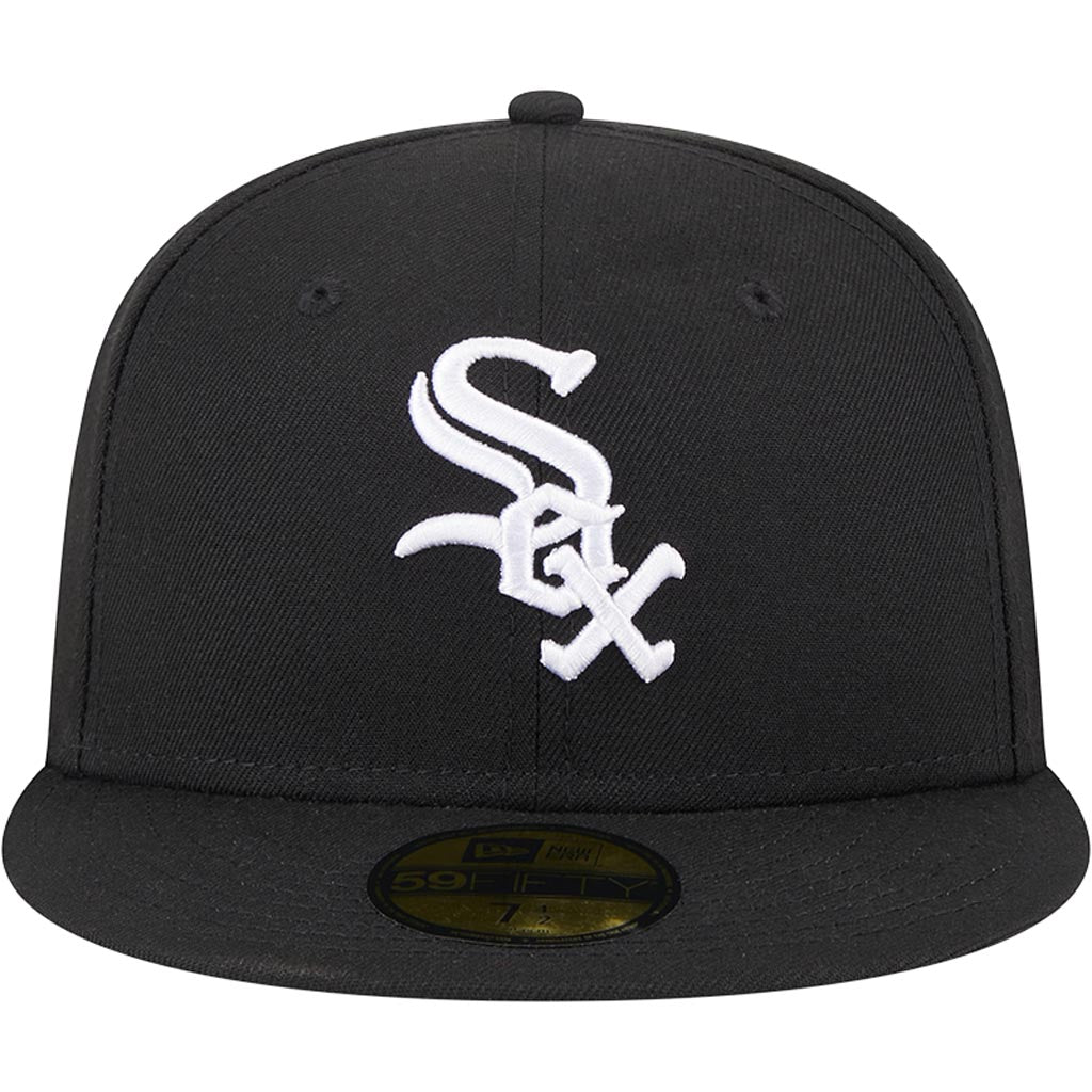 MLB Chicago White Sox Youth New Era Home Authentic Collection 59FIFTY Fitted Hat - Black