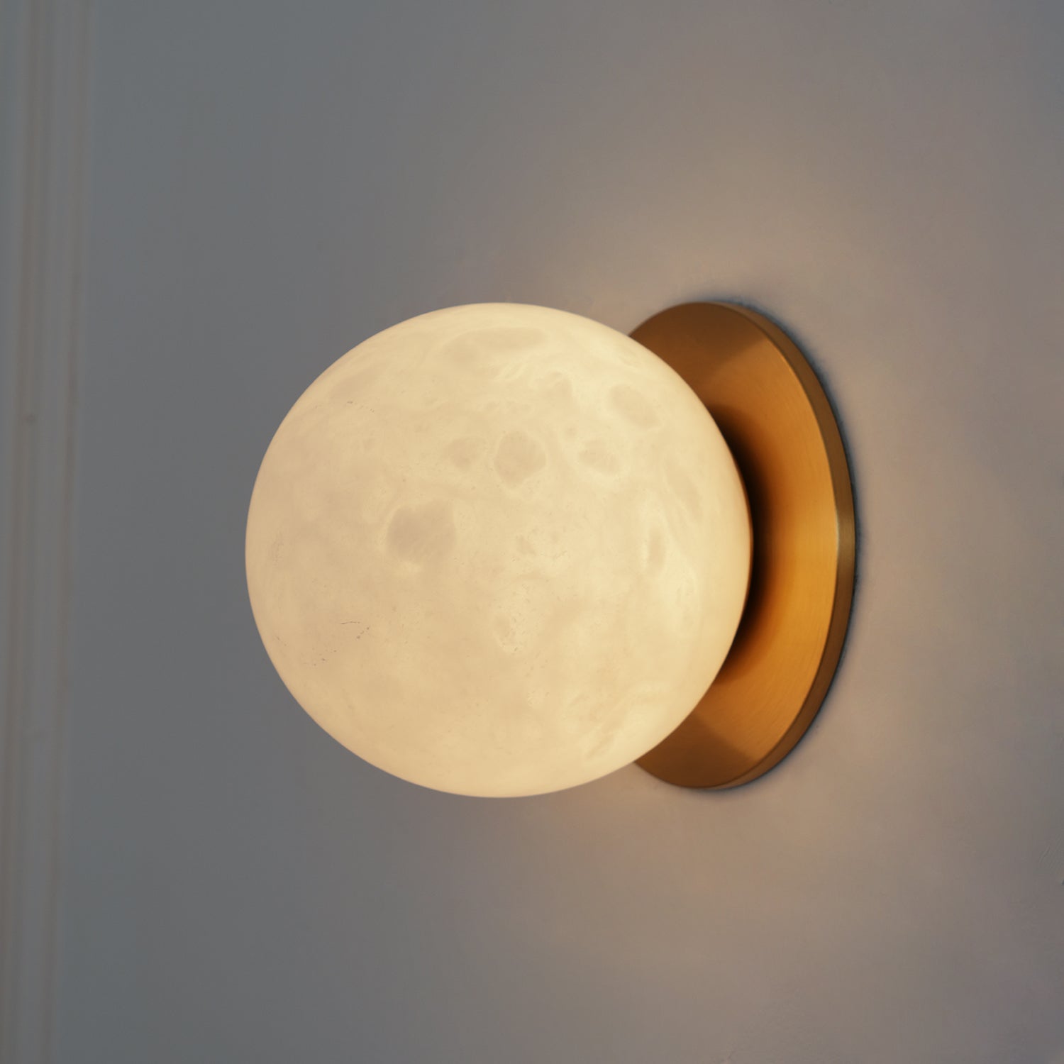 Alabaster Globe LED Wall Sconce 1-Light