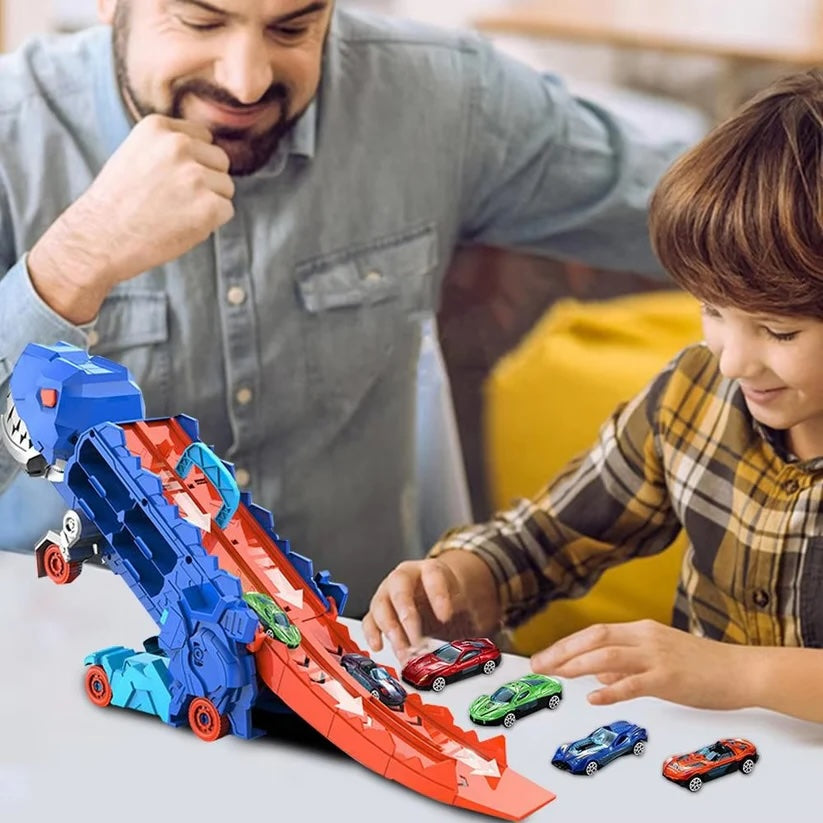 Transport Dino Vrachtwagen met Opvouwbare Schuif