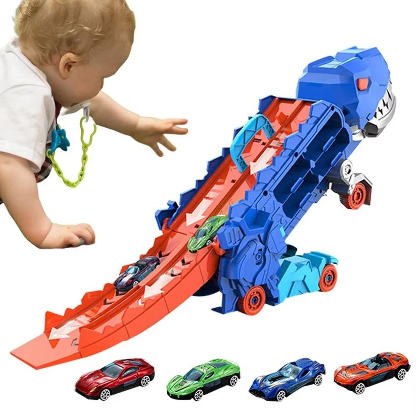 Transport Dino Vrachtwagen met Opvouwbare Schuif