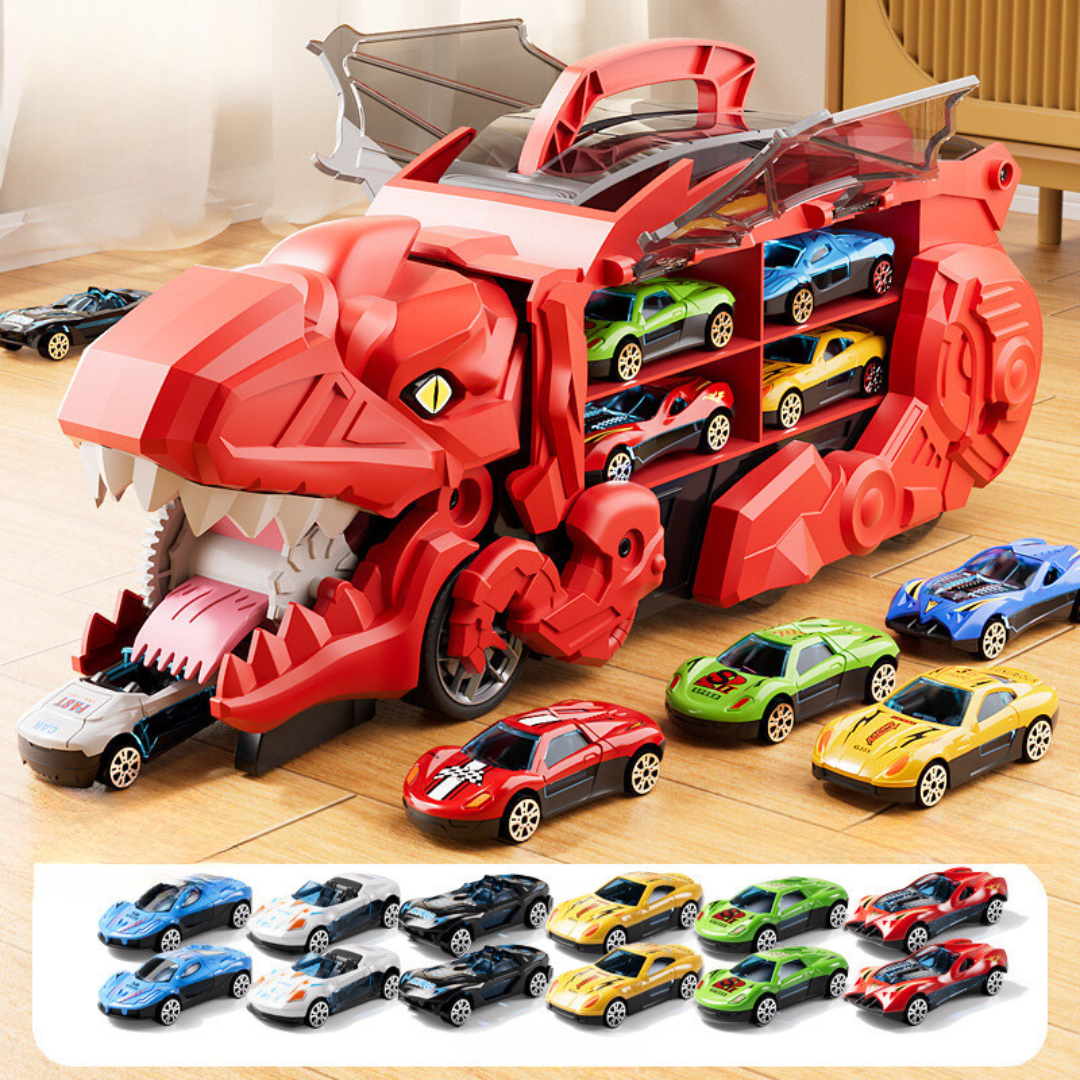 Transport Dino Vrachtwagen met Opvouwbare Schuif
