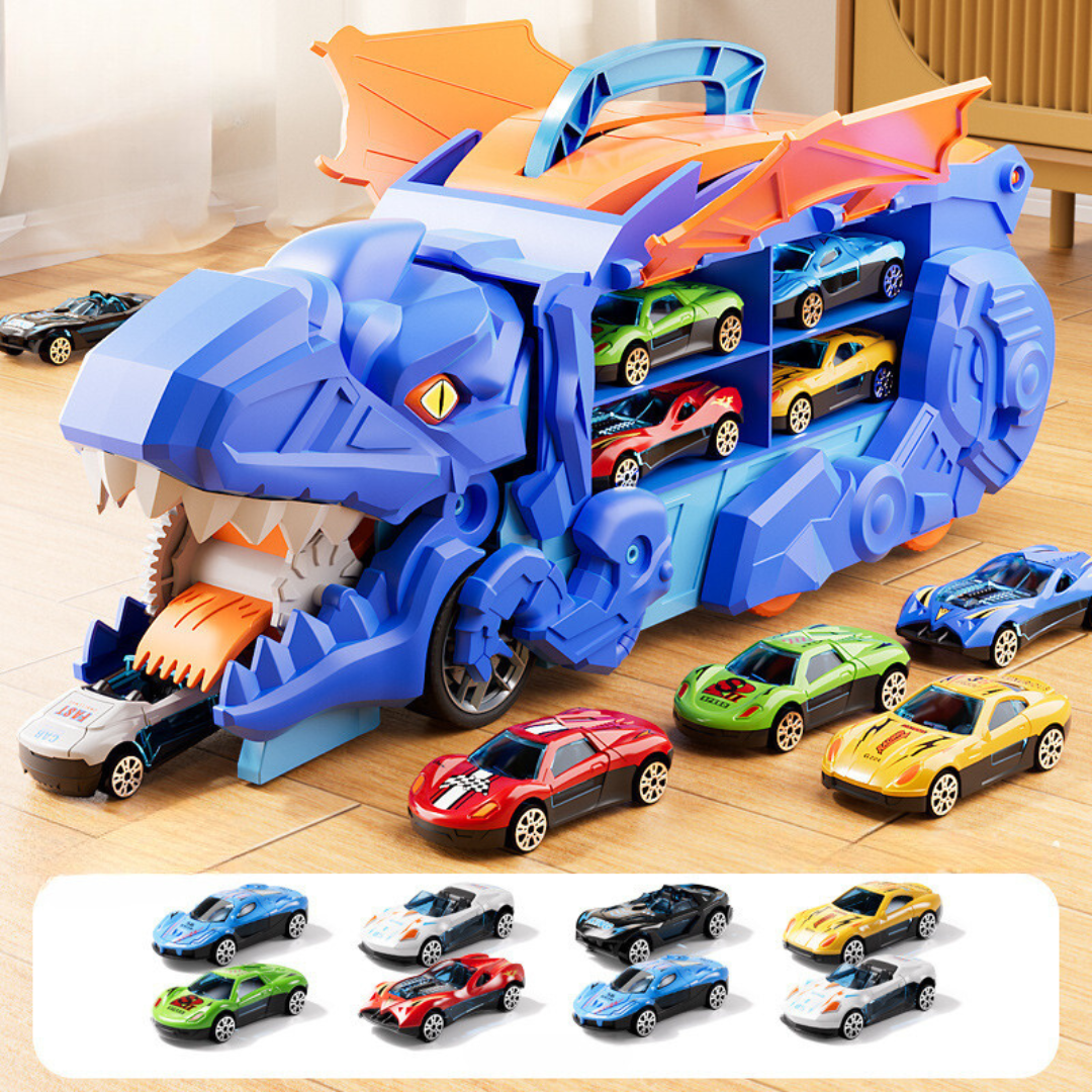 Transport Dino Vrachtwagen met Opvouwbare Schuif