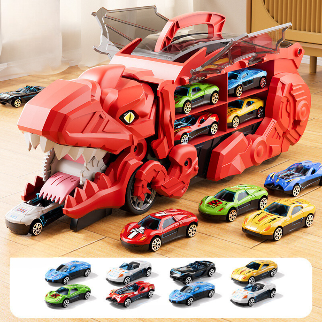 Transport Dino Vrachtwagen met Opvouwbare Schuif
