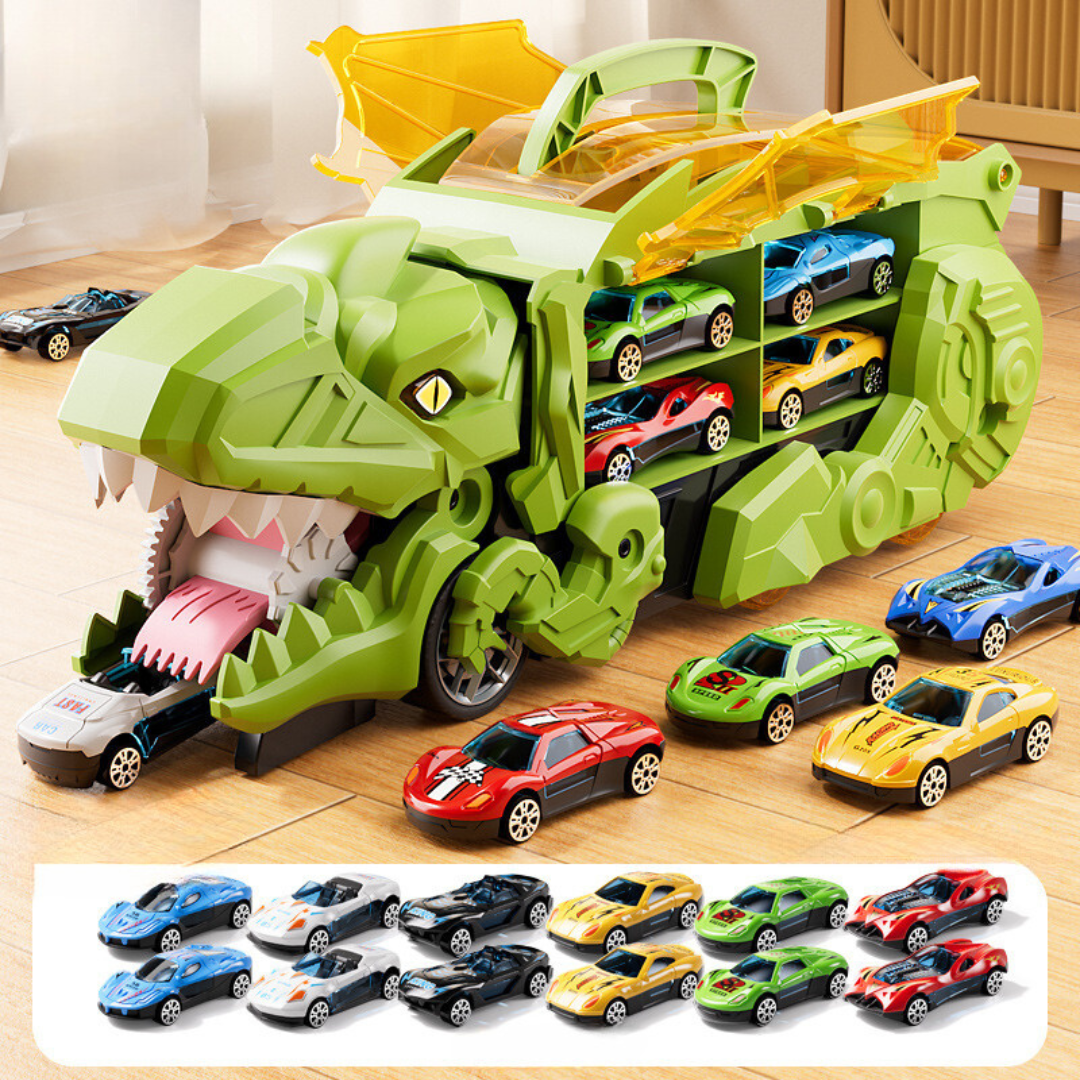 Transport Dino Vrachtwagen met Opvouwbare Schuif