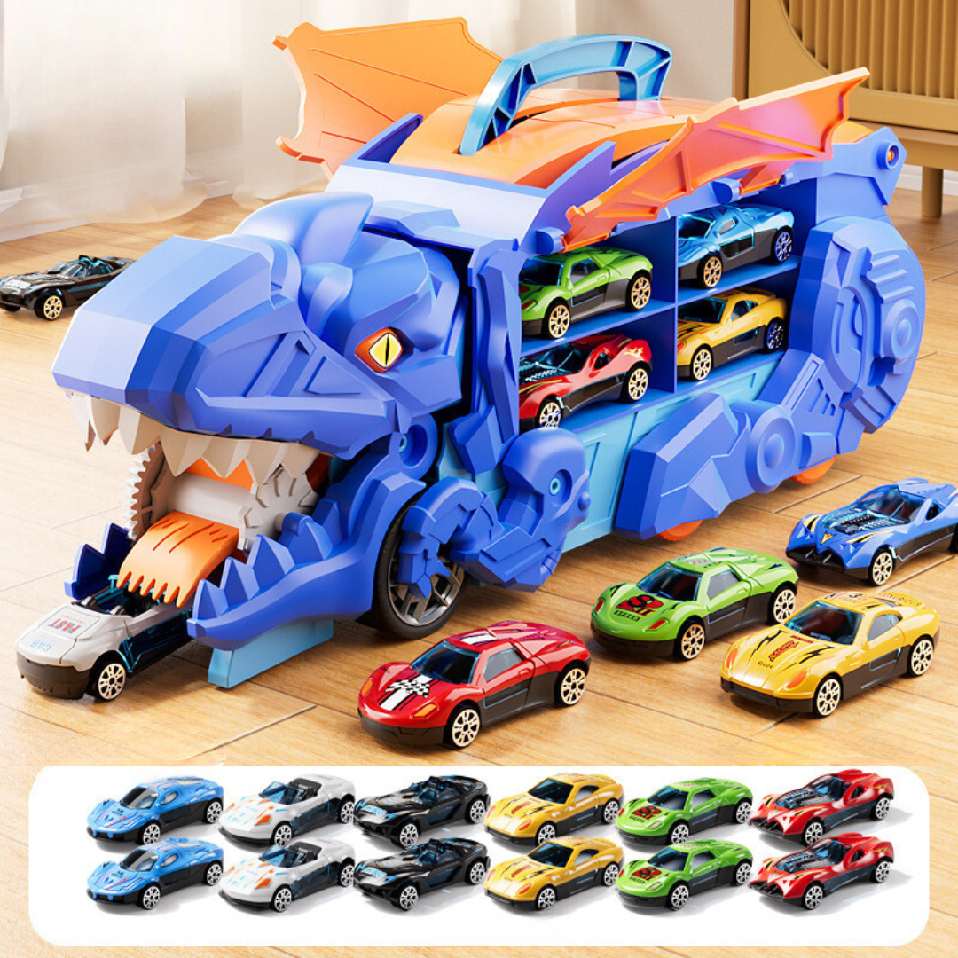 Transport Dino Vrachtwagen met Opvouwbare Schuif