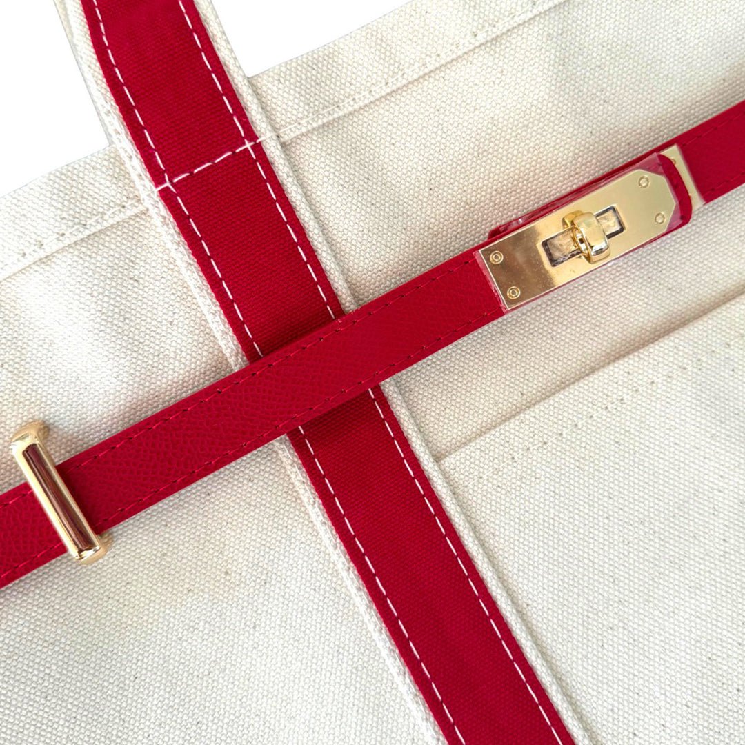 Seavelle – Classic Cotton Canvas Tote with Reinforced Steel Design