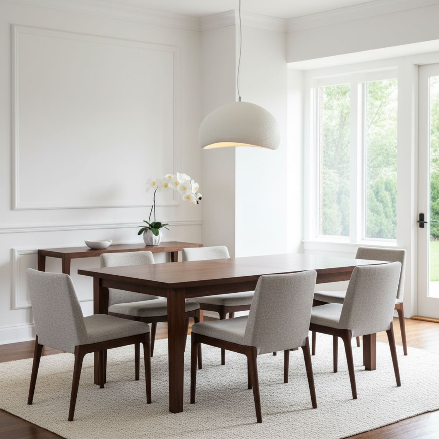 Modern Minimalist Dome LED Pendant Light 1-Light