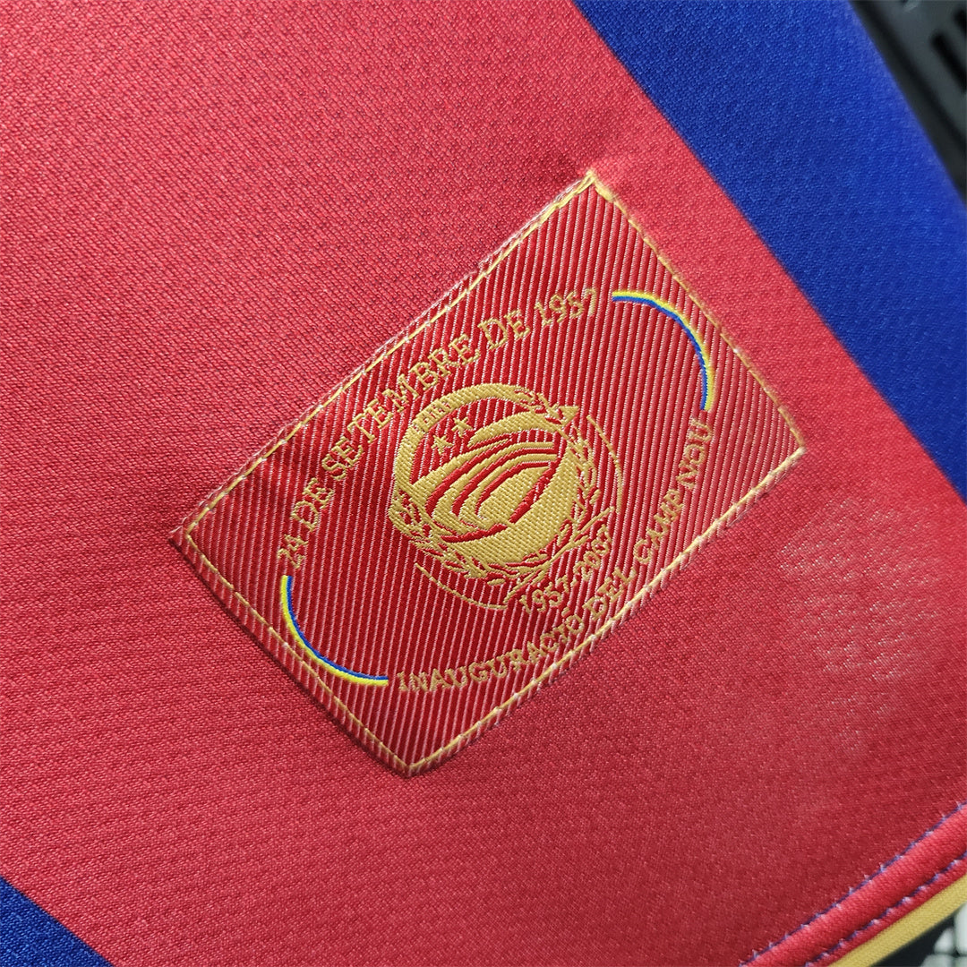 Ronaldinho Barcelona Home 50th Camp Nou 2007/08 Jersey