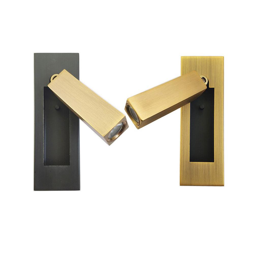 Modern Minimalist Embedded Aluminum LED Wall Sconce 1-Light