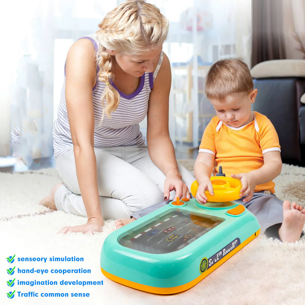 cisul SteerPlay - Driving Steering Wheel Toy
