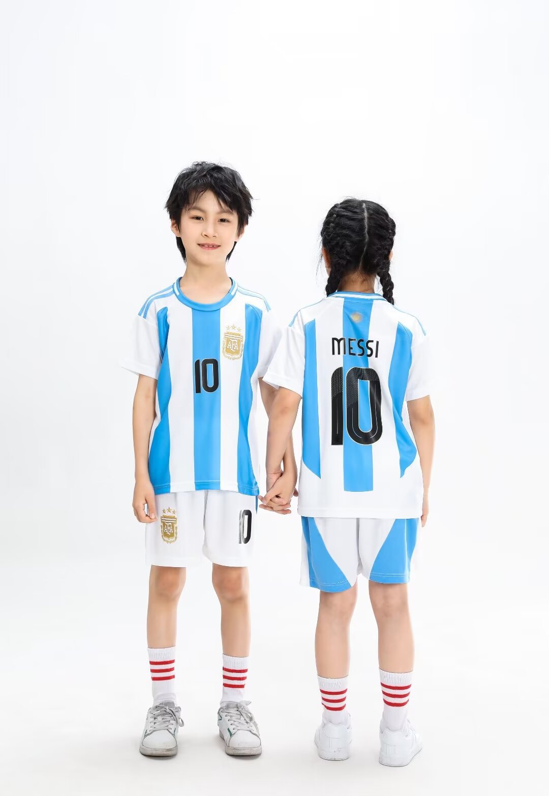 Kids’ Football Jersey & Shorts Set Argetina - Lionel Messi