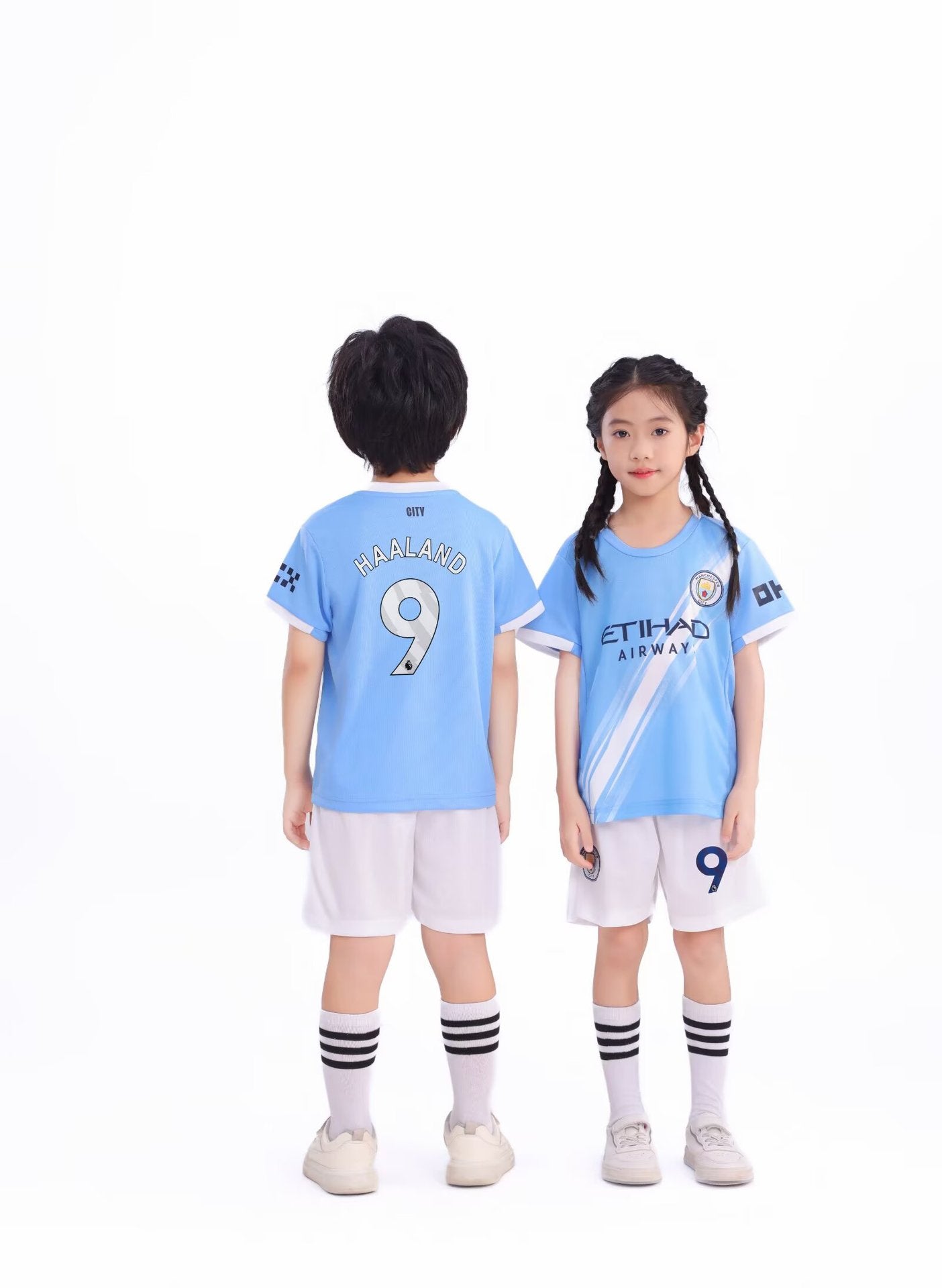 Kids’ Football Jersey & Shorts Set – Haaland