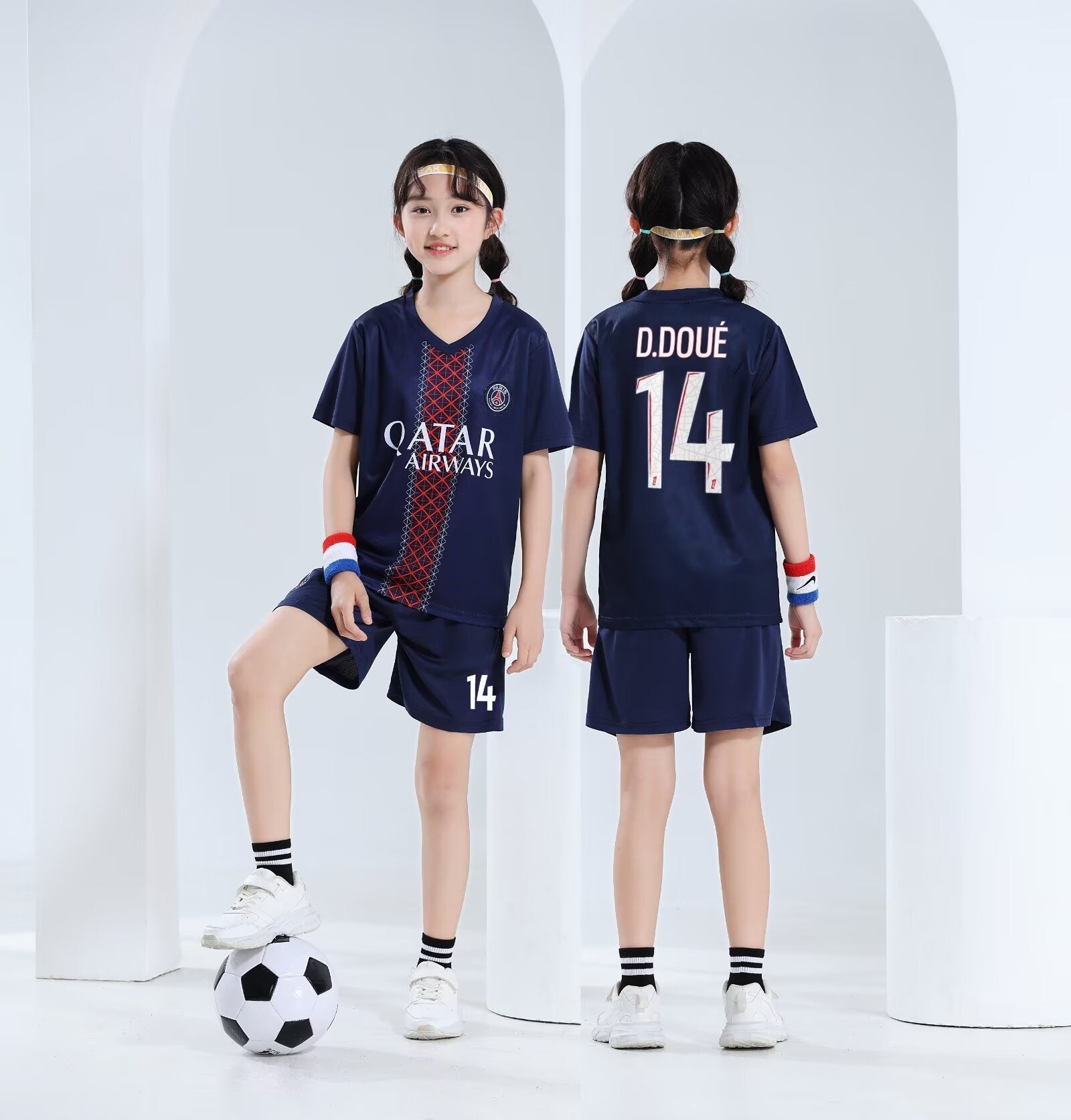 Kids’ Football Jersey & Shorts Set – Doué