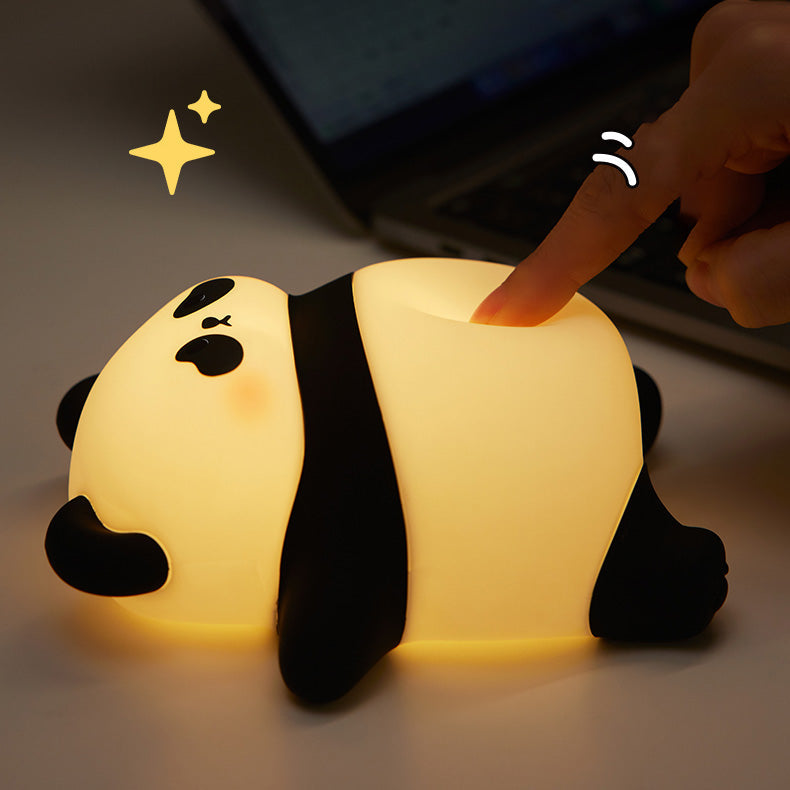Liggende Luie Panda Nachtlamp LED Tap Lamp Beste Cadeau voor Baby & Meisje