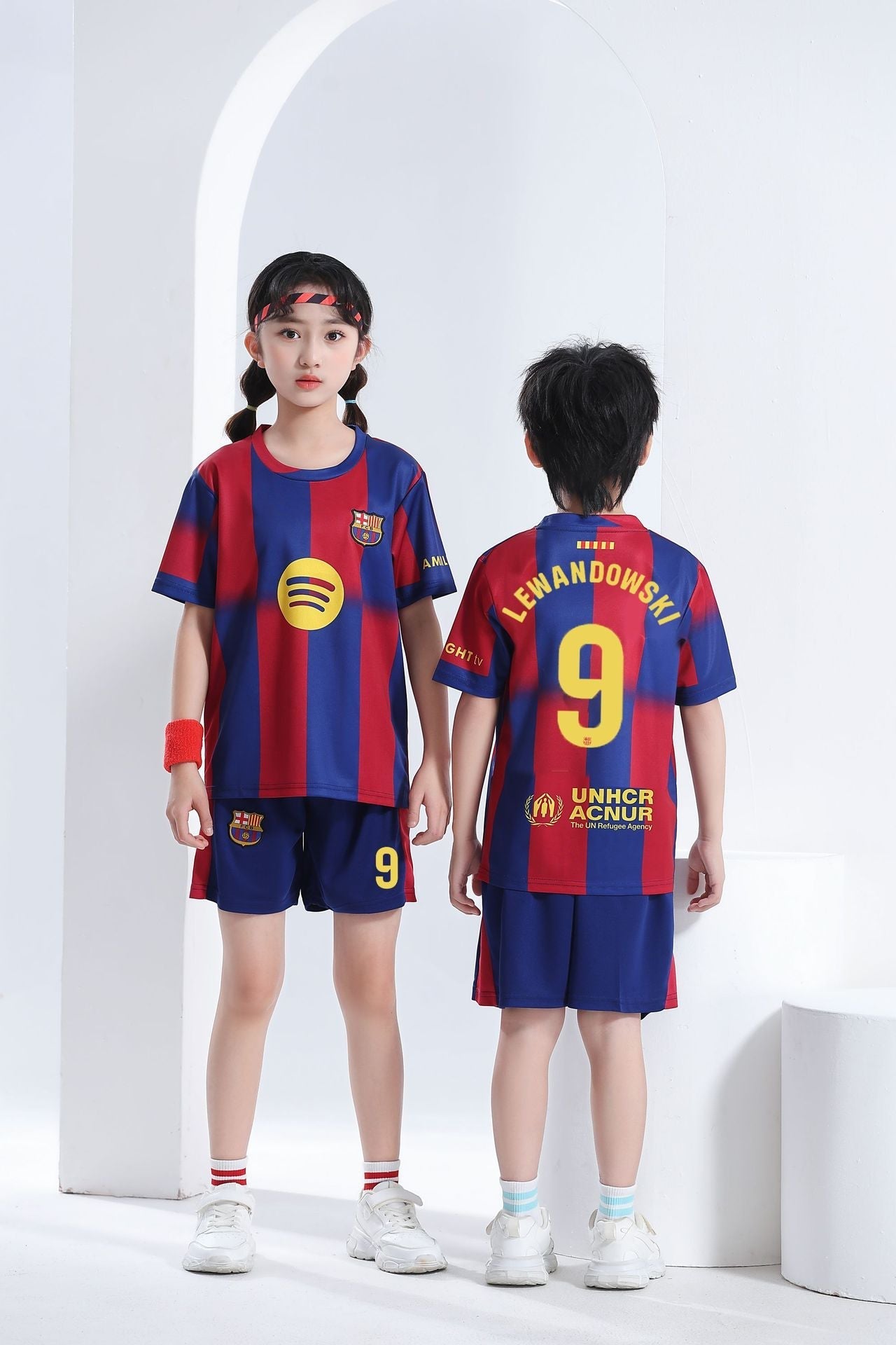 Kids’ Football Jersey & Shorts Set – Raphinha