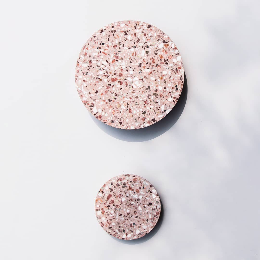 Modern Terrazzo Round Wall Sconce LED 1-Light