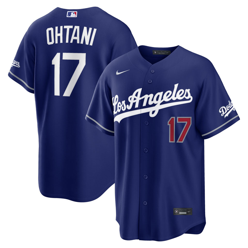 MLB Los Angeles Dodgers Shohei Ohtani Nike Alternate Stadium Jersey - Blue