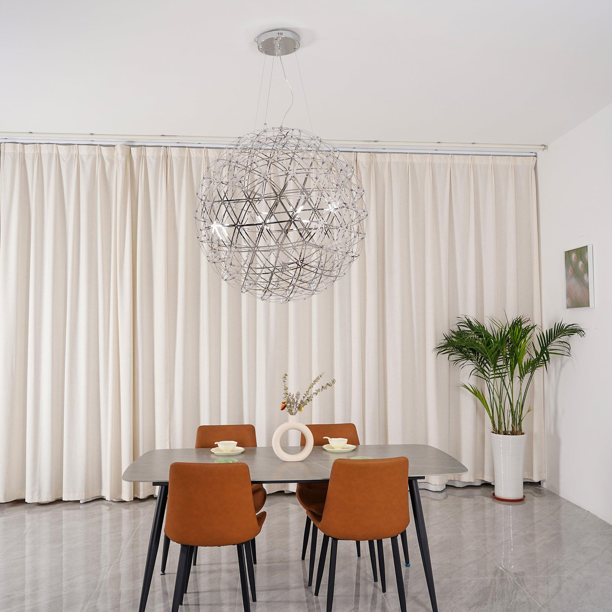 Modern Sphere Stainless Steel LED Pendant Light 1-Light