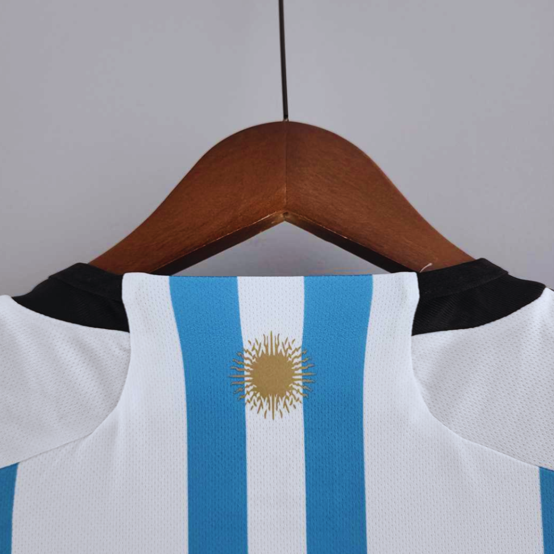 Argentina Home Jersey 2022 World Cup Winners