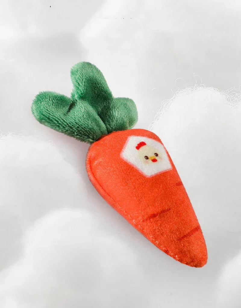 Gioco di abbinamento carota di peluche