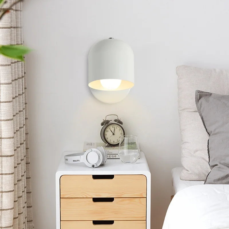 Modern Macaron Dome Wall Sconce LED 1-Light