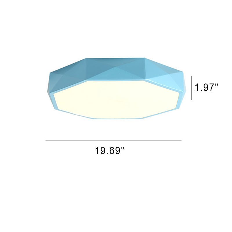 Nordic Geometric LED Flush Mount Ceiling 1 Light