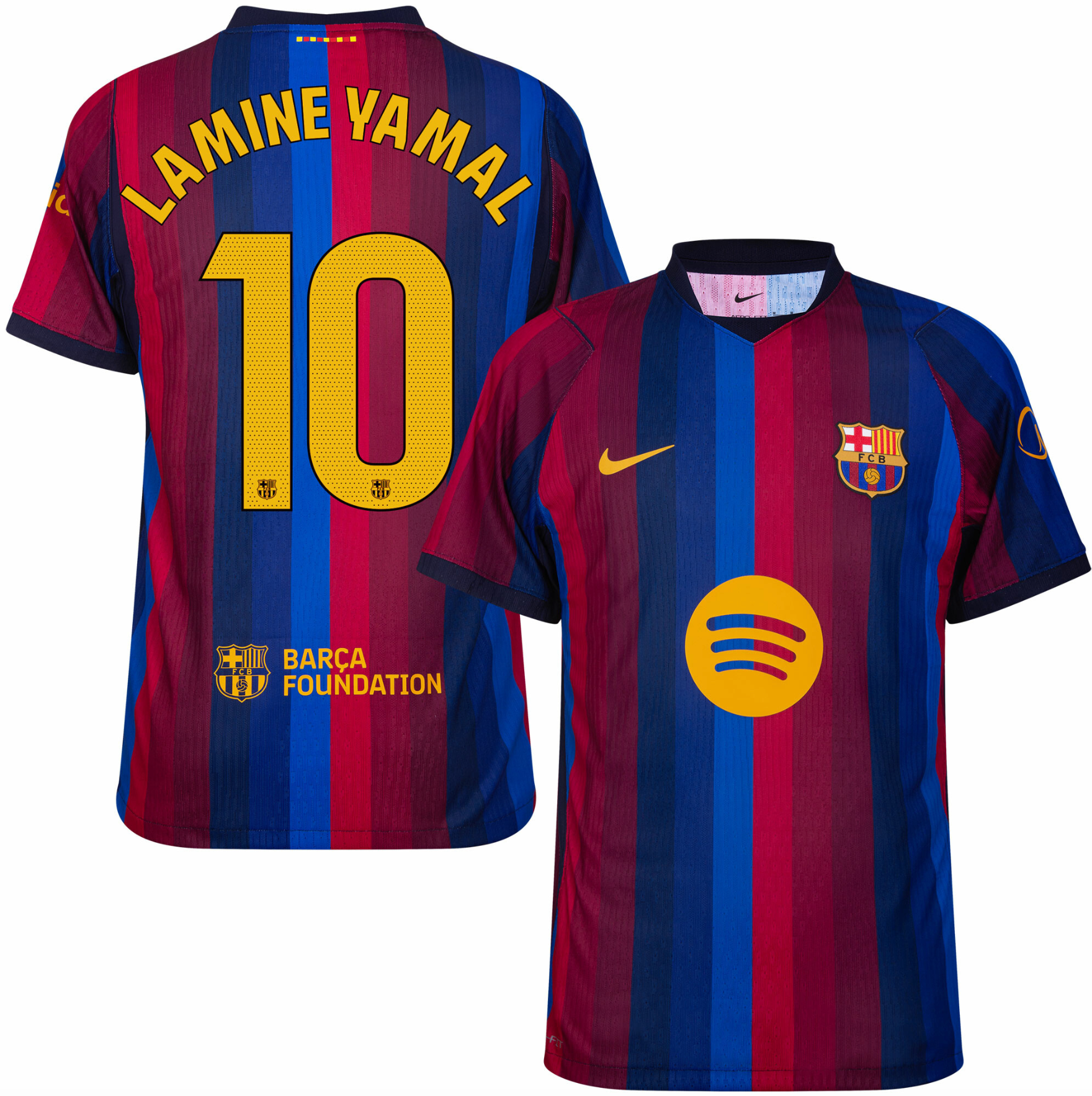 Barcelona 26/27 Home Jersey (Player Version) — Lamine Yamal 10 — Champions Patch