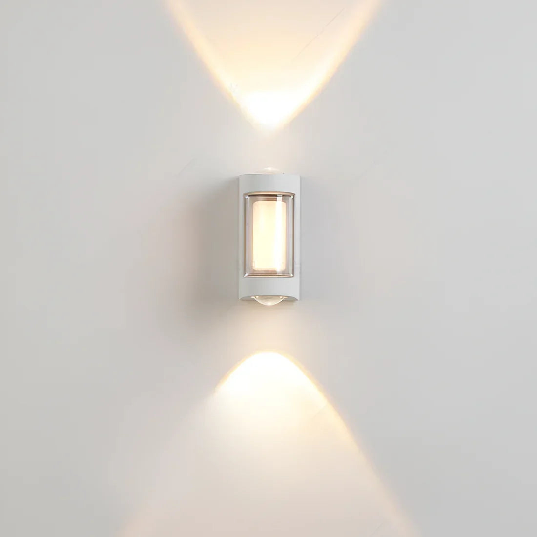 Nordic Minimalist Acrylic Rectangular Outdoor Wall Light LED Up-Down