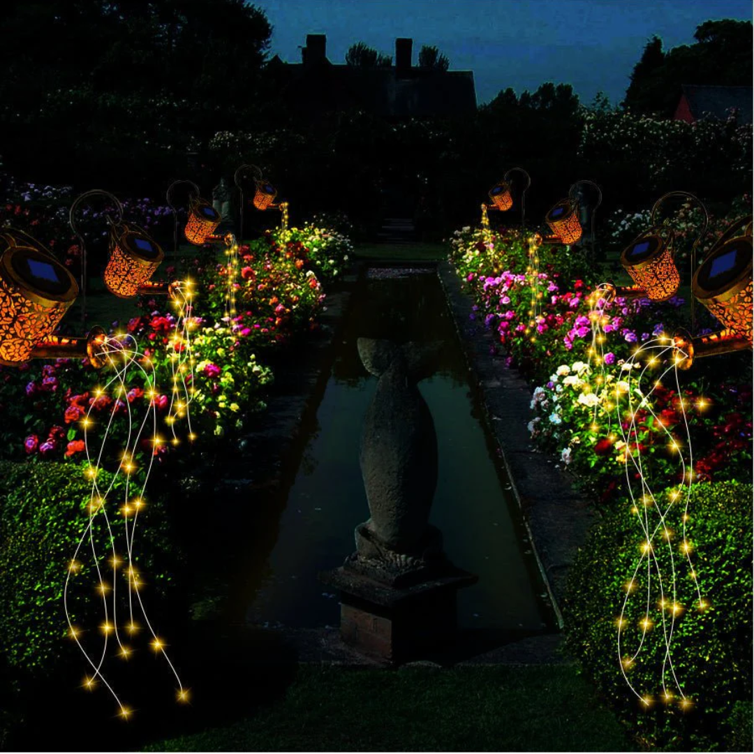 Solar Outdoor Lamp with LED Light – Automatic On/Off Garden Lights for Magical Ambiance