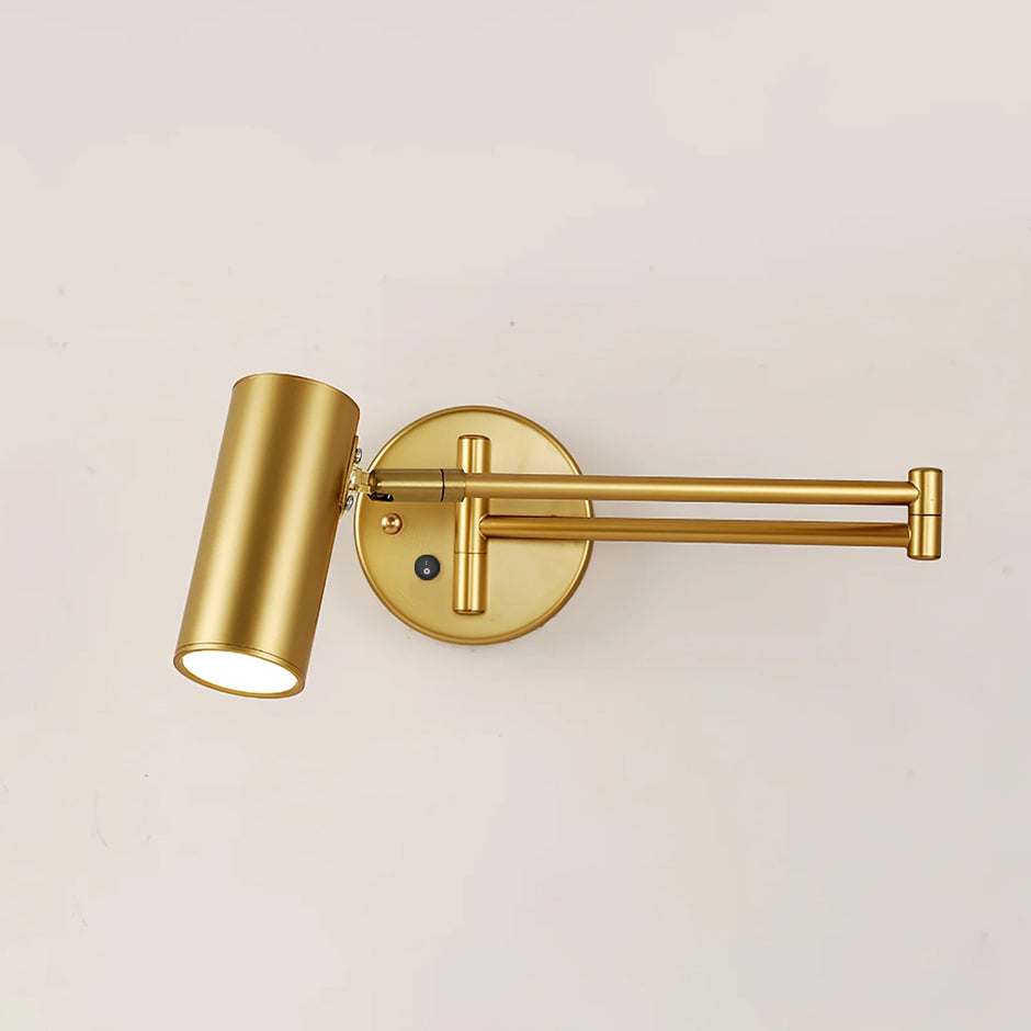 Modern Adjustable Swing Arm LED Wall Sconce 1-Light