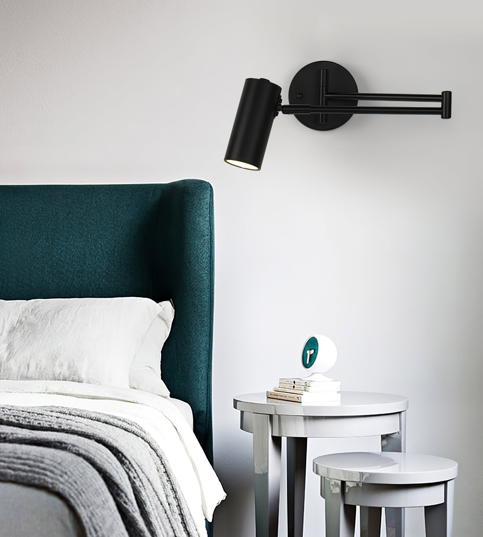 Modern Adjustable Swing Arm LED Wall Sconce 1-Light