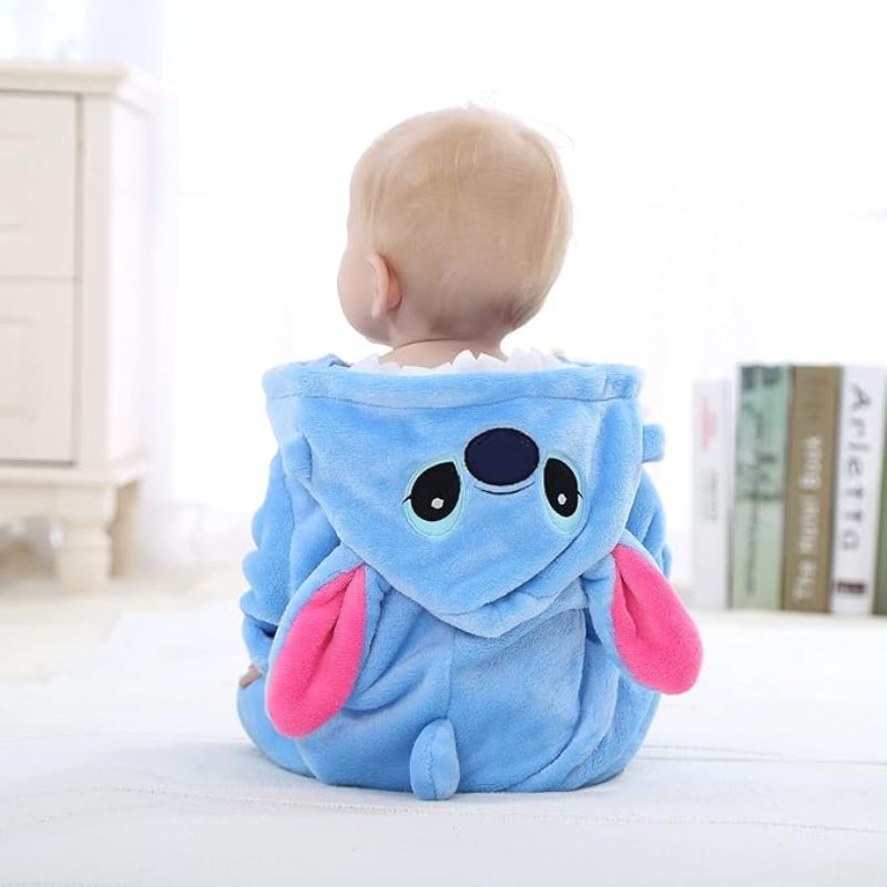 Toddler Jumpsuit Animal Theme Soft Cotton Hypoallergenic Fleece