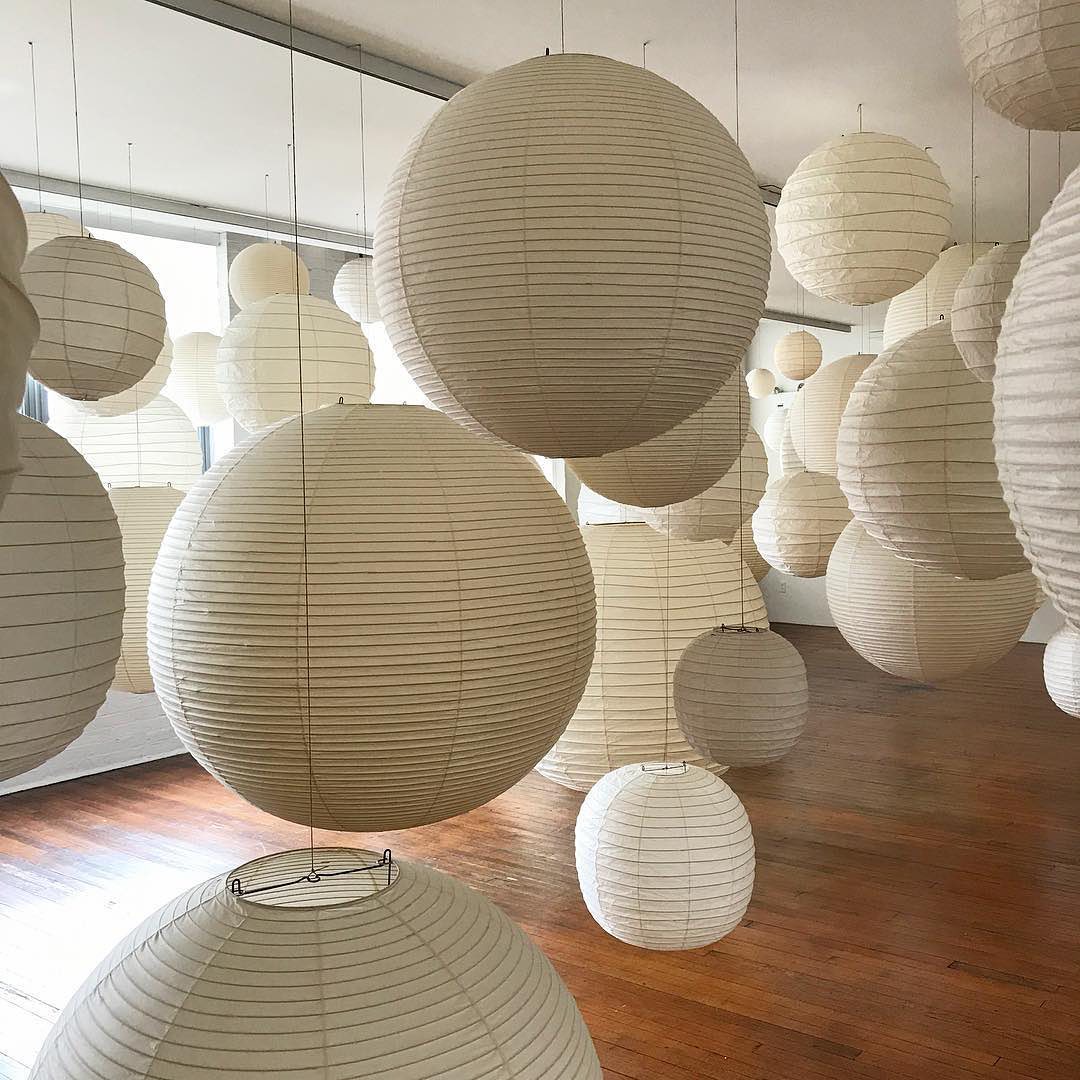 Japanese Washi Paper Globe Pendant Light 1-Light