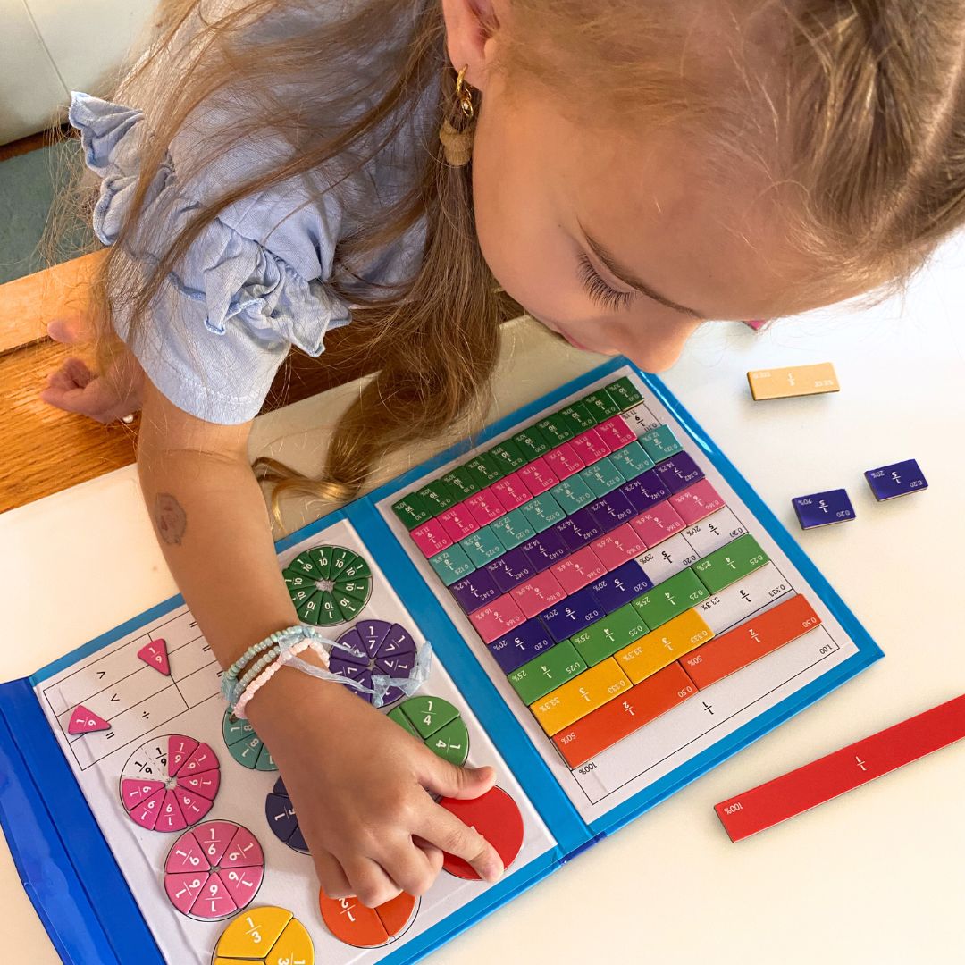 Livre de Fractions Magnétique Montessori - cisul